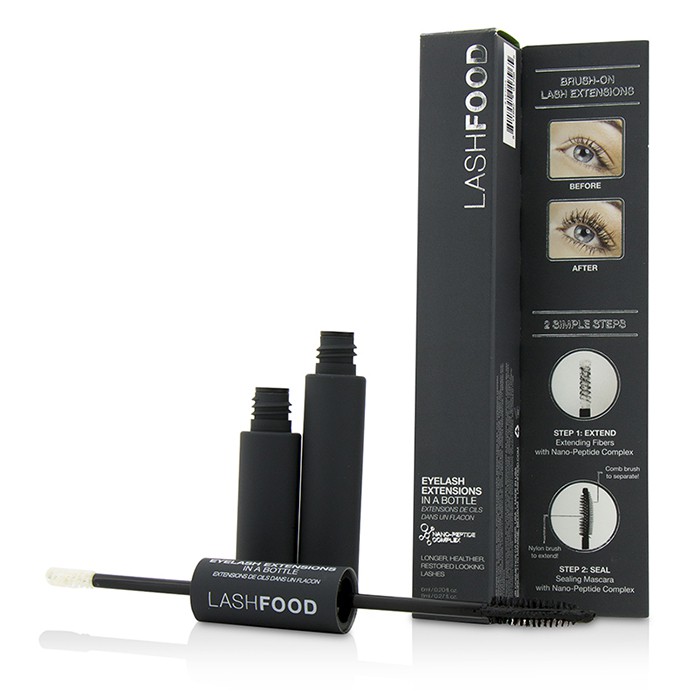 LashFood LashFood Eyelash Extensions In A Bottle (1x Extending Fibers, 1x Sealing Mascara) 14ml/0.47ozProduct Thumbnail