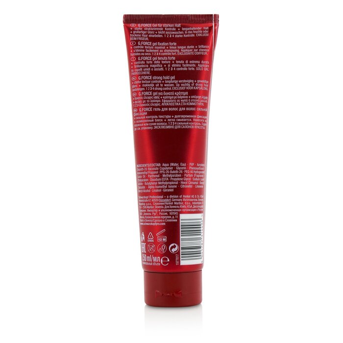 Schwarzkopf Osis+ G.Force 3 Strong Hold Gel (Strong Control) 150ml/5ozProduct Thumbnail