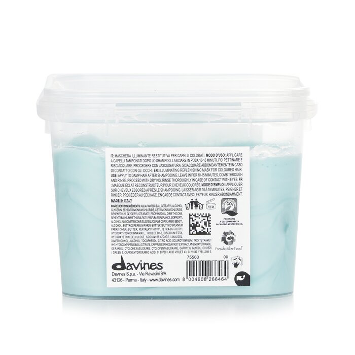 Davines Minu Pak Illuminating Replenishing Mask מסכה לשיער(לשיער צבוע) 250ml/8.73ozProduct Thumbnail