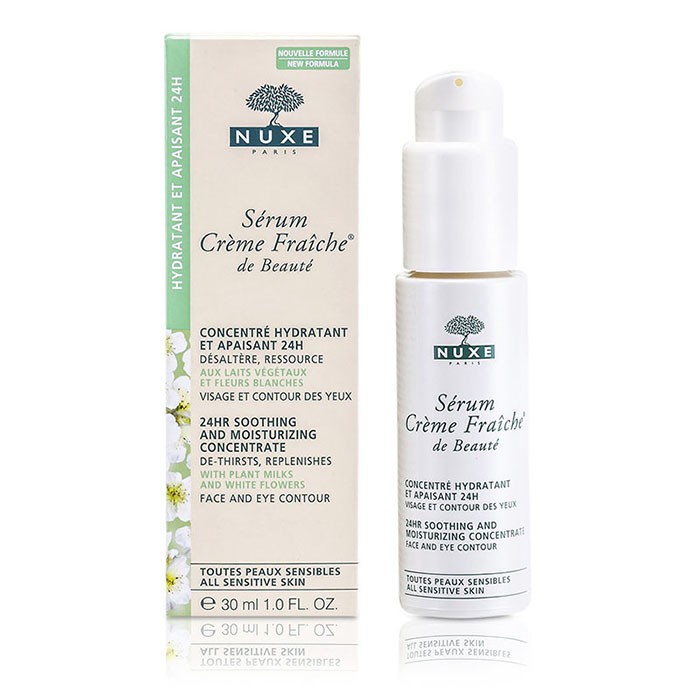 Nuxe Creme Fraiche De Beaute Serum 24Ч Успокаивающий и Увлажняющий Концентрат для Всех Типов Чувствительной Кожи 30ml/1ozProduct Thumbnail