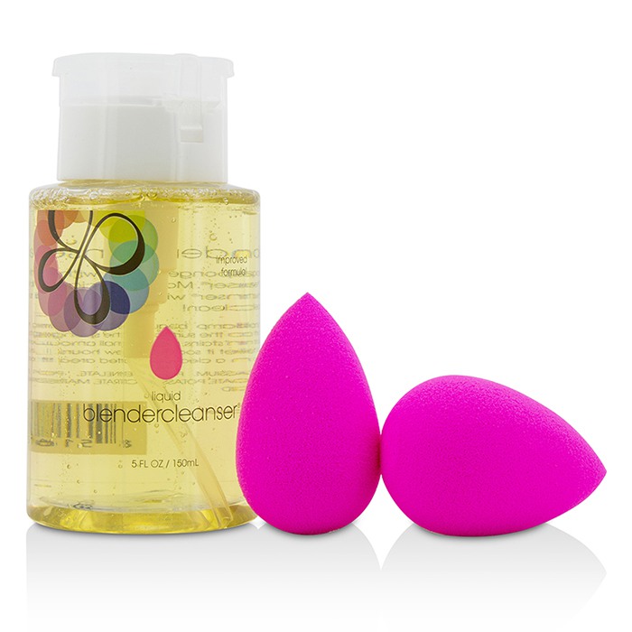 BeautyBlender Two BB Clean Kit (2x BeautyBlender, 1x Liquid BlenderCleanser 150ml/5oz) 3pcsProduct Thumbnail