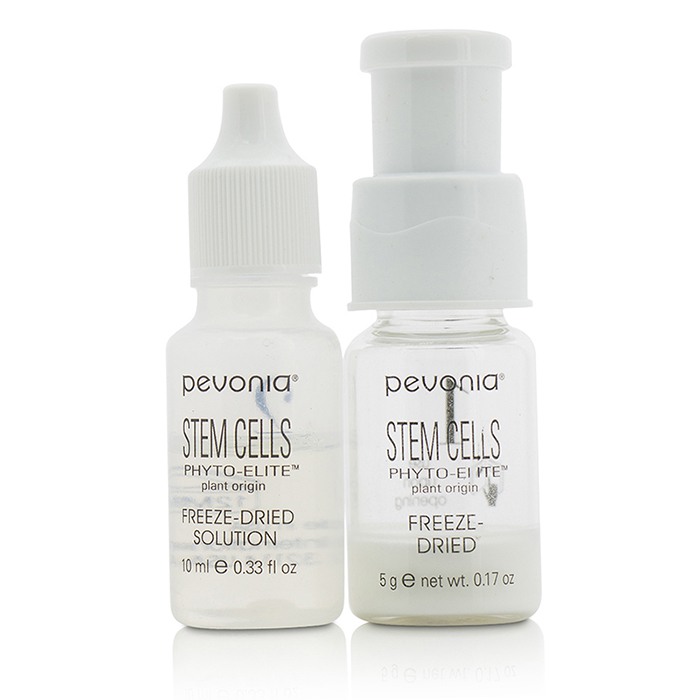Pevonia Botanica Stem Cells Phyto-Elite Freeze-Dried Treatment: Freeze-Dried Vial 5g + Solution Bottle 10ml (Salon Product) 2pcsProduct Thumbnail