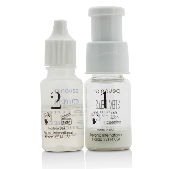 Pevonia Botanica Stem Cells Phyto-Elite Freeze-Dried Treatment: Freeze-Dried Vial 5g + Solution Bottle 10ml (Salon Product) 2pcsProduct Thumbnail