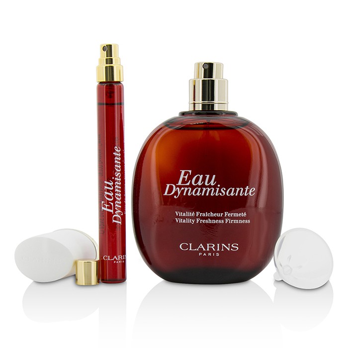 Clarins Eau Dynamisante Coffret: Fragrance Spray 100ml/3.3oz + Refillable Spray 10ml/0.3oz + Bag 2pcs+bagProduct Thumbnail