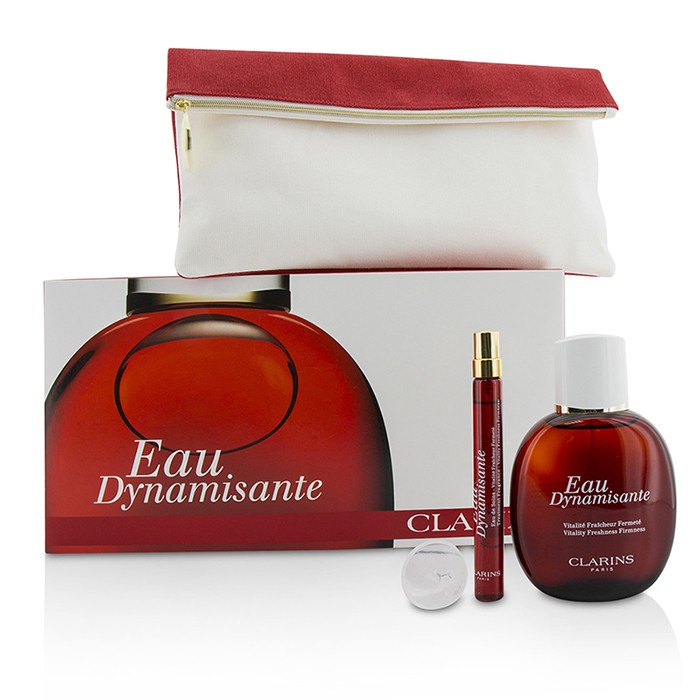 Clarins Eau Dynamisante Coffret: Fragrance Spray 100ml/3.3oz + Refillable Spray 10ml/0.3oz + Bag 2pcs+bagProduct Thumbnail