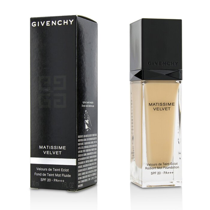 Givenchy Płynny podkład matujący Matissime Velvet Radiant Mat Fluid Foundation SPF 20 30ml/1ozProduct Thumbnail