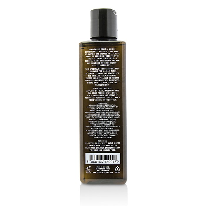 Gentlemen's Tonic Babassu and Bergamot Daily Shampoo 250ml/8.4ozProduct Thumbnail