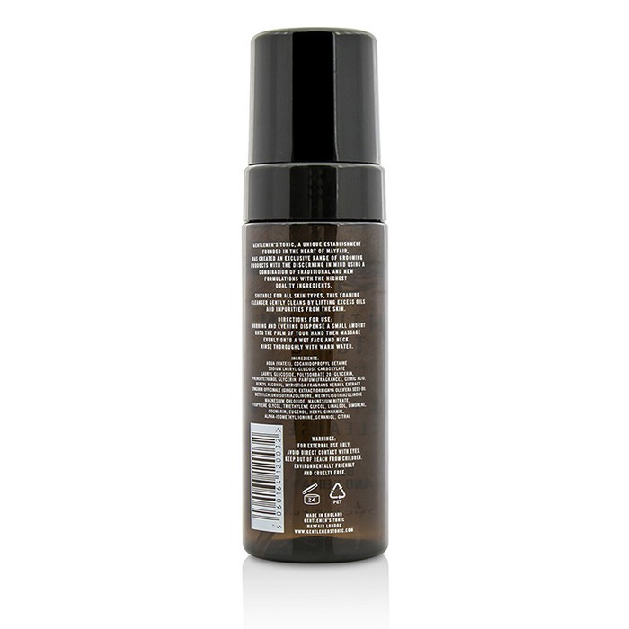 Gentlemen's Tonic Daily Foaming Cleanser - Babassu & Bergamot 150ml/5.2ozProduct Thumbnail