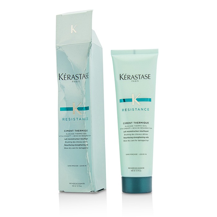 Kerastase Resistance Ciment Thermique Resurfacing Strengthening Milk Blow-Dry Care - For Damaged Hair (Box Slightly Damaged) 150ml/5.1ozProduct Thumbnail