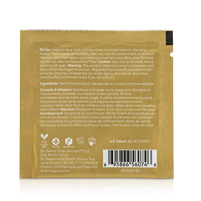 Dr Dennis Gross Alpha Beta Glow Pad For Face - Gradual Glow 20 TowelettesProduct Thumbnail