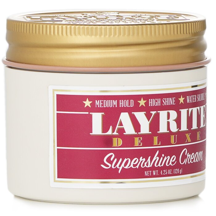 Layrite Supershine Cream (Medium hold, høy glans, vannløselig) 120g/4.25ozProduct Thumbnail