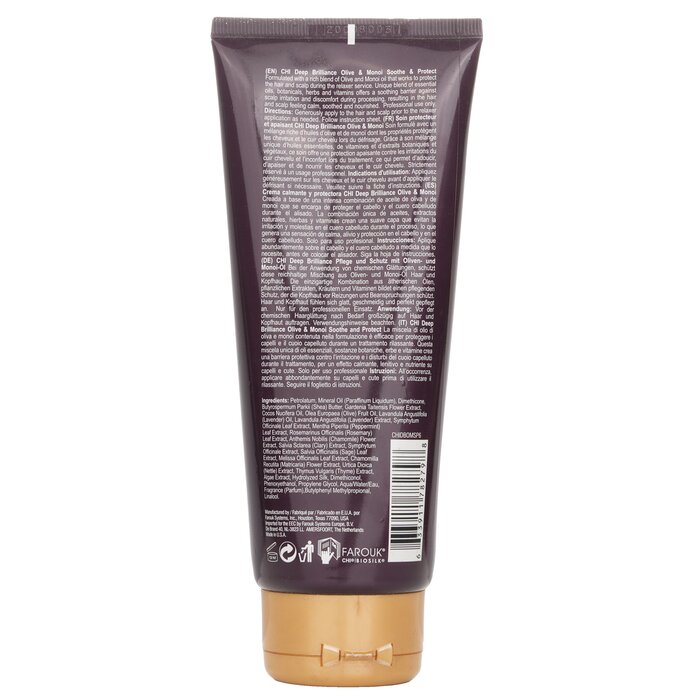 CHI Deep Brilliance Olive & Monoi Soothe & Protect Hair & Scalp Protective Cream 177ml/6ozProduct Thumbnail