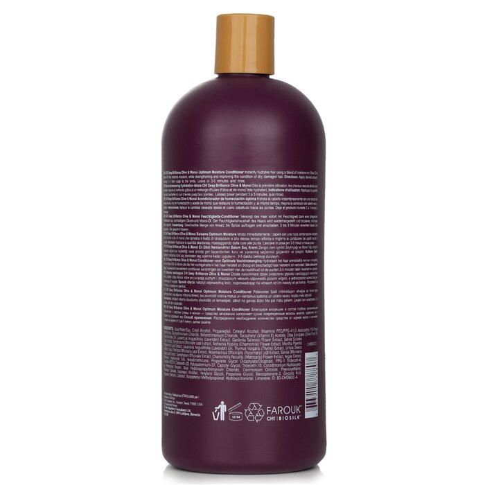 CHI Deep Brilliance Olive & Monoi Optimum Moisture Conditioner 946ml/32ozProduct Thumbnail