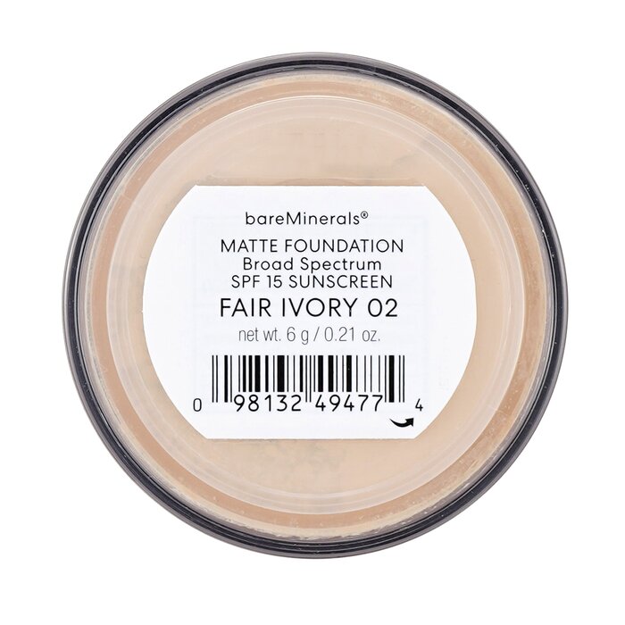 베어미네랄 BareMinerals 베어미네랄즈 매트 파운데이션 브로드 스펙트럼 SPF15 6g/0.21ozProduct Thumbnail