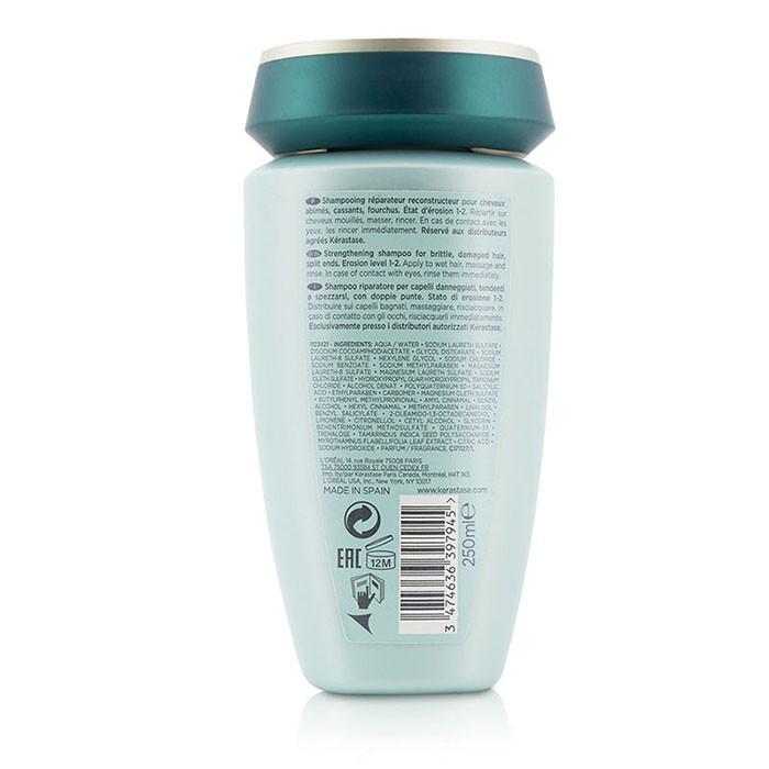 Kerastase Resistance Bain Force Architecte Strengthening Shampoo (For Brittle, Damaged Hair, Split Ends) 250ml/8.5ozProduct Thumbnail
