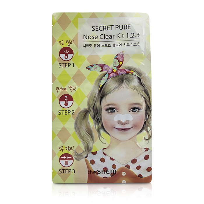 The Saem Secret Pure Nose Clear Kit 1.2.3 (Exp. Date 11/2017) 10pcsProduct Thumbnail