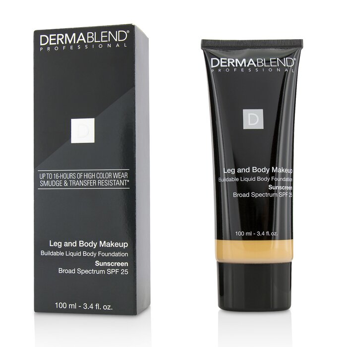 Dermablend Leg and Body Make Up Buildable Liquid Body Foundation Sunscreen Broad Spectrum SPF 25 100ml/3.4ozProduct Thumbnail