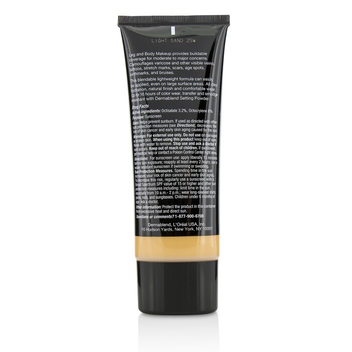 Dermablend Leg and Body Make Up Buildable Liquid Body Foundation Sunscreen Broad Spectrum SPF 25 100ml/3.4ozProduct Thumbnail