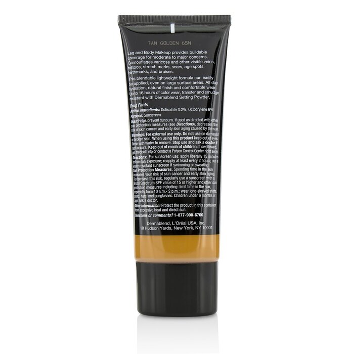 Dermablend Leg and Body Make Up Buildable Liquid Body Foundation Sunscreen Broad Spectrum SPF 25 100ml/3.4ozProduct Thumbnail