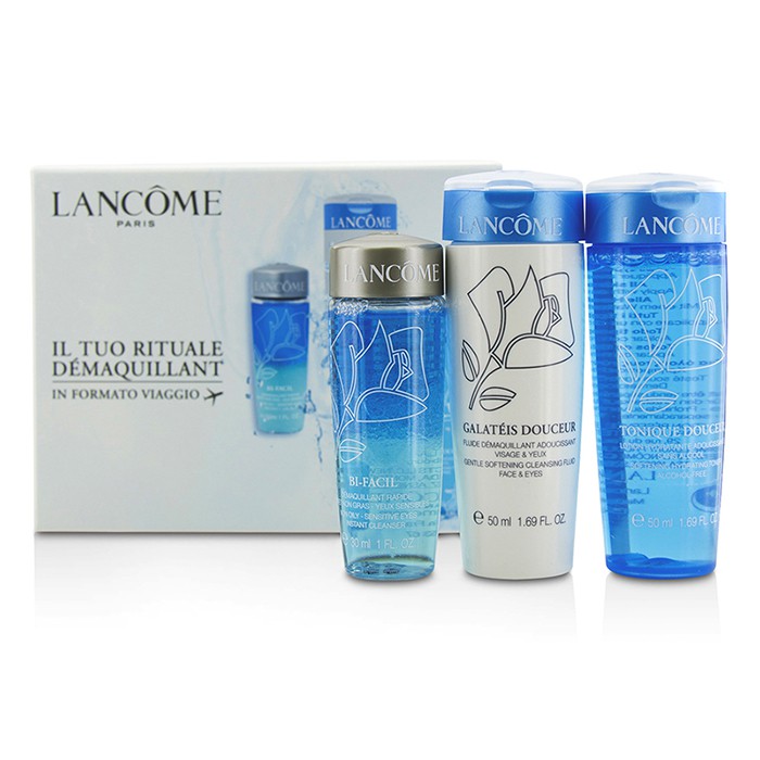 Lancome Trio Demaquillant Face Treatment Travel Kit: Galateis Douceur 50ml + Tonique Douceur 50ml + Bi-Facil 30ml 3pcsProduct Thumbnail