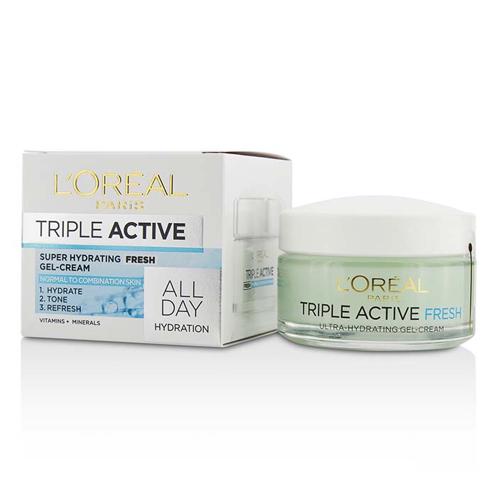L'Oreal Triple Active Super Hydrating Fresh Gel-Cream - For Normal To Combination Skin 50ml/1.7ozProduct Thumbnail