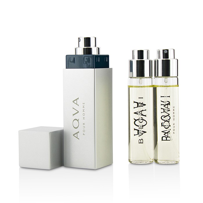 Bvlgari 寶格麗 Aqva Pour Homme 水能量男性可替換淡香水旅行噴霧 Aqva Pour Homme The Refillable Eau De Toilette Travel Spray 3x15ml/0.5ozProduct Thumbnail