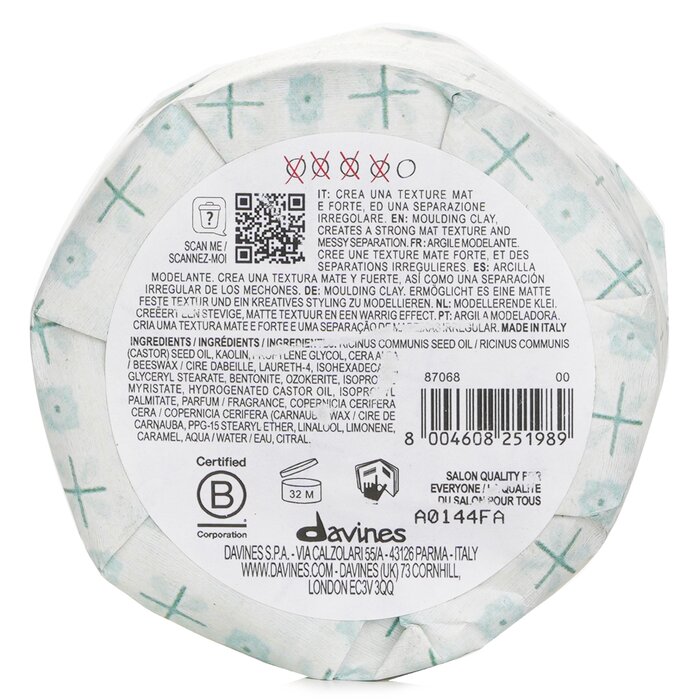 Davines More Inside This Is A Strong Moulding Clay (For A Firm, Mat Finish) 75ml/2.75ozProduct Thumbnail