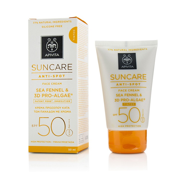 Apivita Suncare Anti-Spot Face Cream SPF 50 - Tinted 50ml/1.7ozProduct Thumbnail