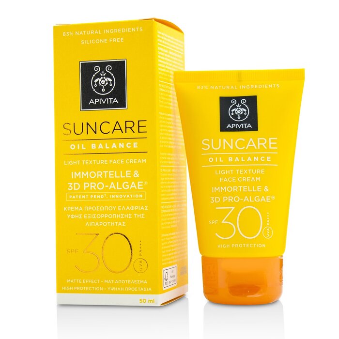Apivita Suncare Oil Balance Light Texture Face Cream SPF 30 50ml/1.7ozProduct Thumbnail