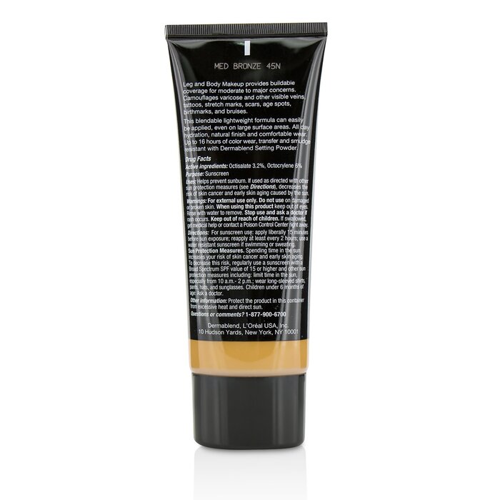 Dermablend Leg and Body Make Up Buildable Liquid Body Foundation Sunscreen Broad Spectrum SPF 25 100ml/3.4ozProduct Thumbnail