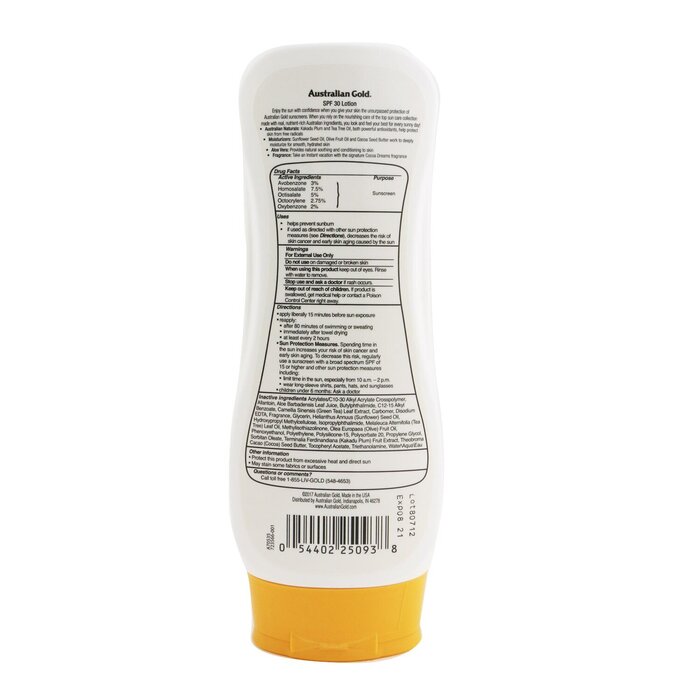 Australian Gold Lotion Sunscreen Moisture Max Broad Spectrum SPF 30 237ml/8ozProduct Thumbnail