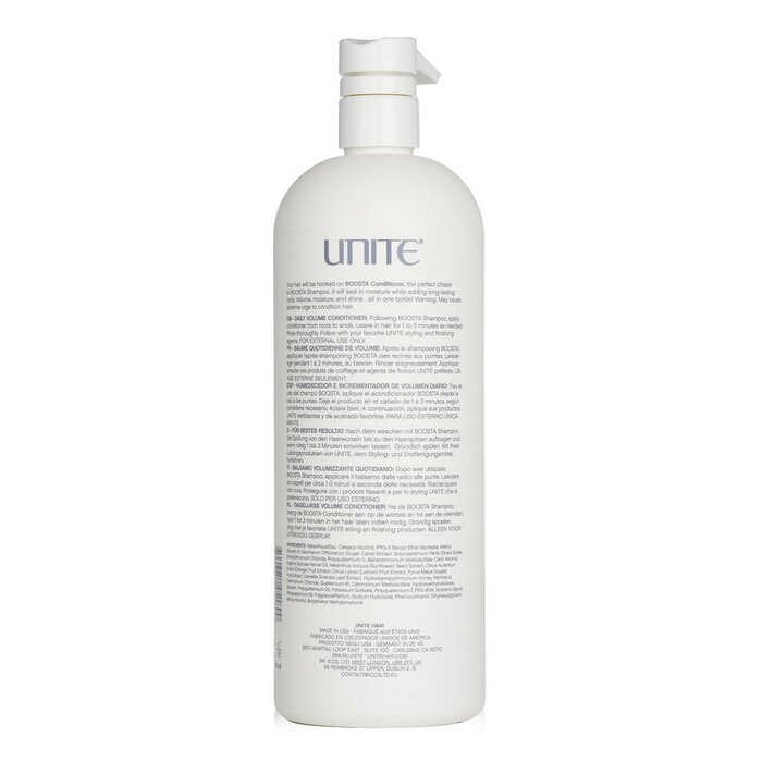Unite BOOSTA Conditioner (Volume Body) 1000ml/33.8ozProduct Thumbnail