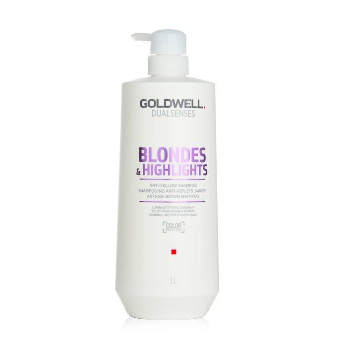 Goldwell Dual Senses Blondes & Highlights Anti-Yellow Shampoo (Luminosity For Blonde Hair) 1000ml/33.8ozProduct Thumbnail