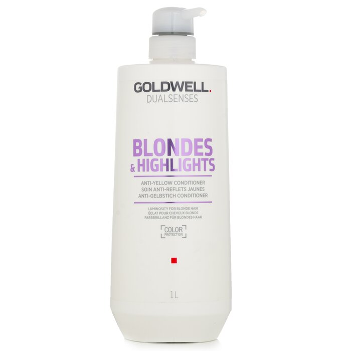 Goldwell Dual Senses Blondes & Highlights Anti-Yellow Conditioner (Luminosity For Blonde Hair) 1000ml/33.8ozProduct Thumbnail