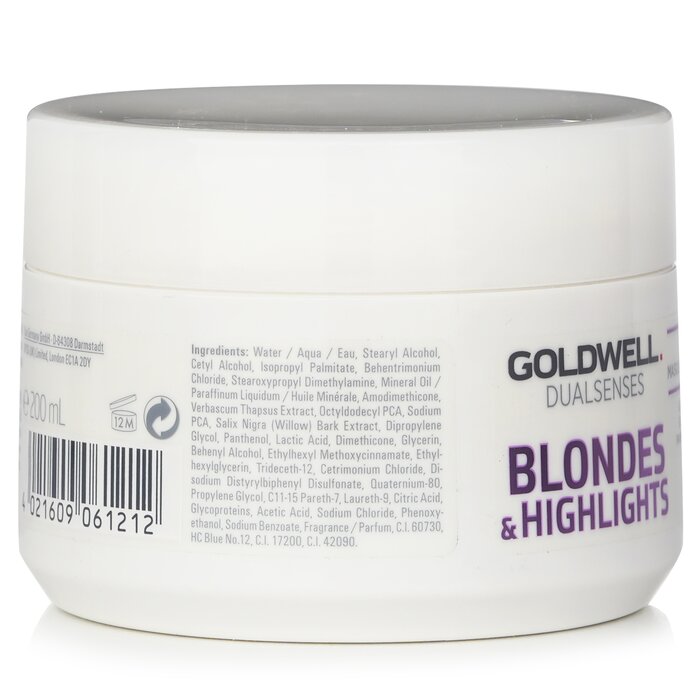Goldwell Dual Senses Blondes & Highlights 60SEC Treatment (Luminosity For Blonde Hair) 200ml/6.8ozProduct Thumbnail