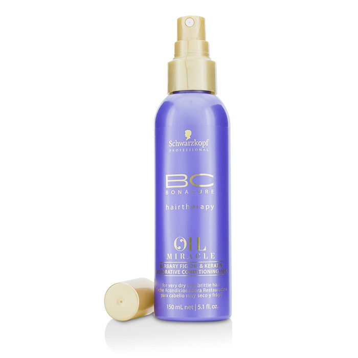 Schwarzkopf BC Bonacure Oil Miracle Barbary Fig Oil & Keratin Restorative Conditioning Milk (For Very Dry and Brittle Hair) 150ml/5.1ozProduct Thumbnail