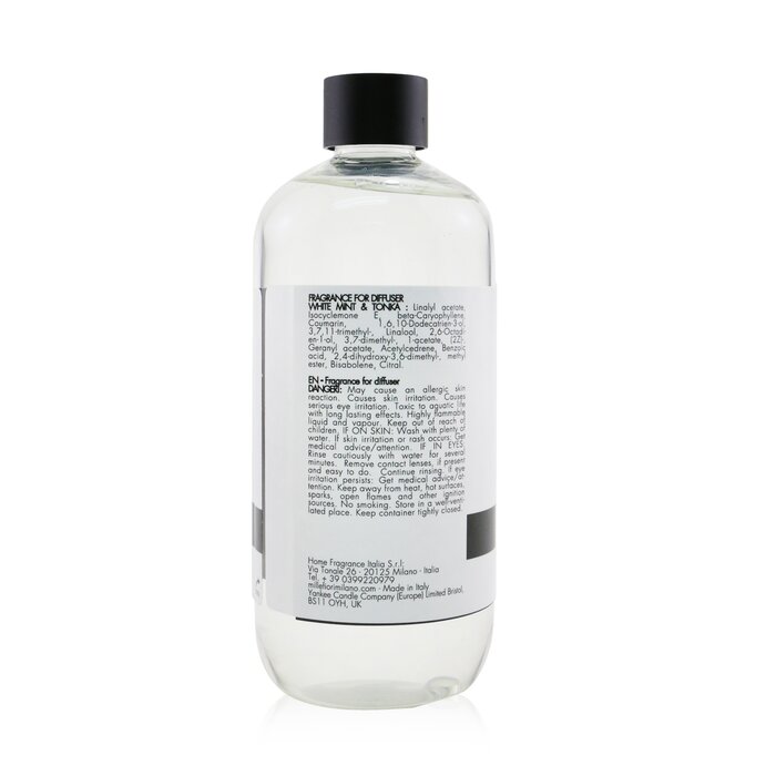 Millefiori Natural Fragrance Diffuser Refill - White Mint & Tonka 500ml/16.9ozProduct Thumbnail