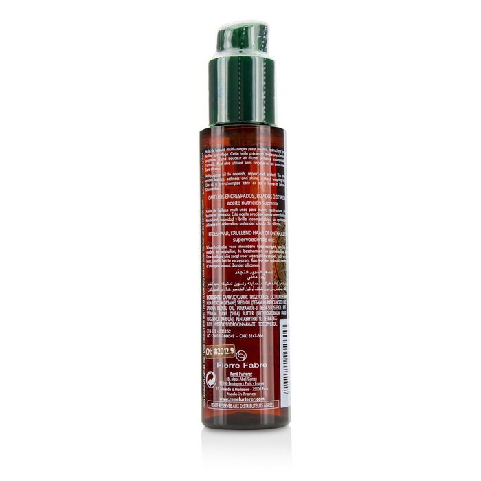 Rene Furterer Karinga Ultimate Nourishing Oil (Frizzy, Curly or Straightened Hair) 100ml/3.38ozProduct Thumbnail
