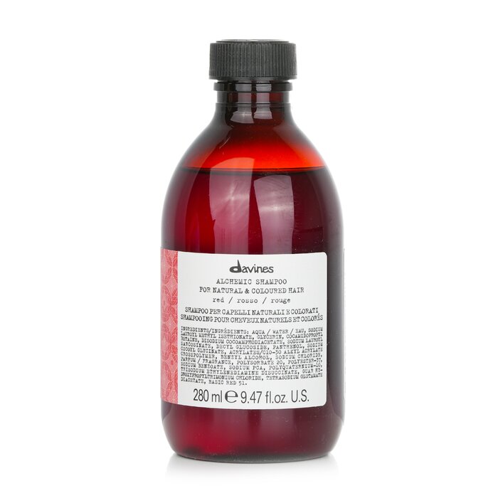 Davines Alchemic Shampoo. Пробник Davines Alchemic розовый цвет волос.