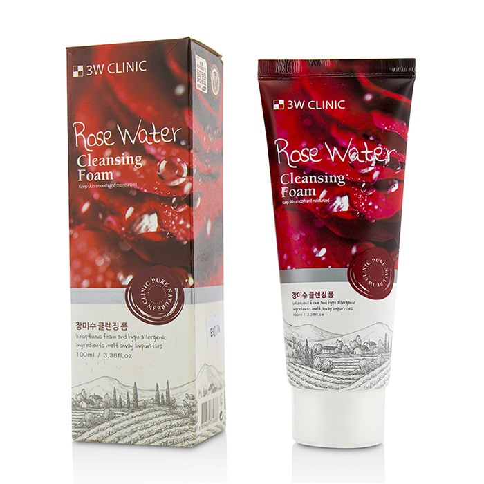 rosewater deep cleansing foam