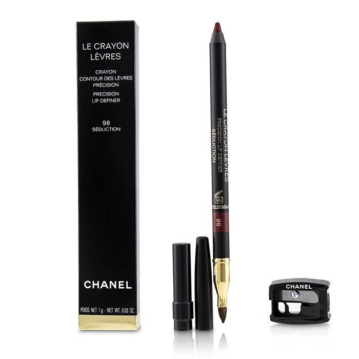 Chanel Le Crayon Levres No. 09 Rouge Noir Lip Liners Free