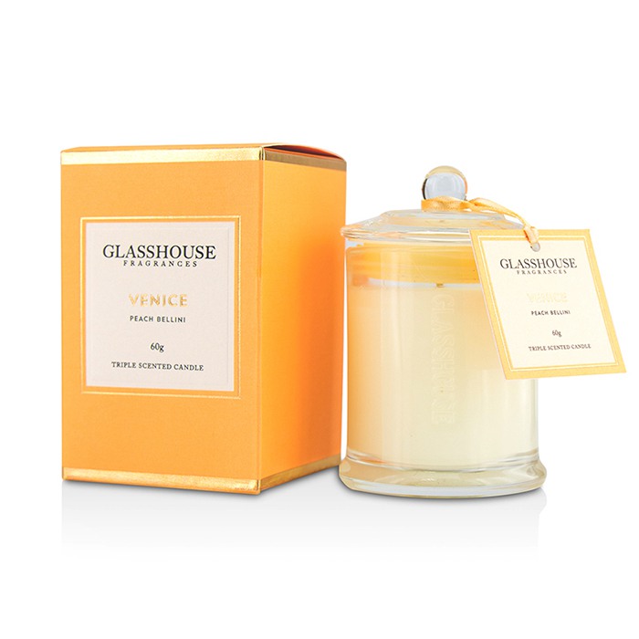 Glasshouse Triple Scented Candle - Venice (Peach Bellini) 60gProduct Thumbnail