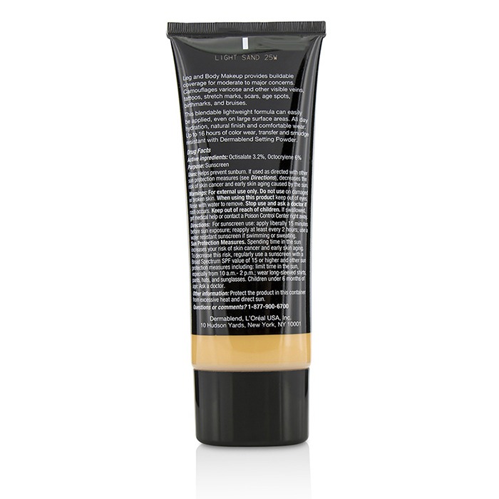 Dermablend Podkład do nóg i ciała Leg and Body Make Up Buildable Liquid Body Foundation Sunscreen Broad Spectrum SPF 25 100ml/3.4ozProduct Thumbnail