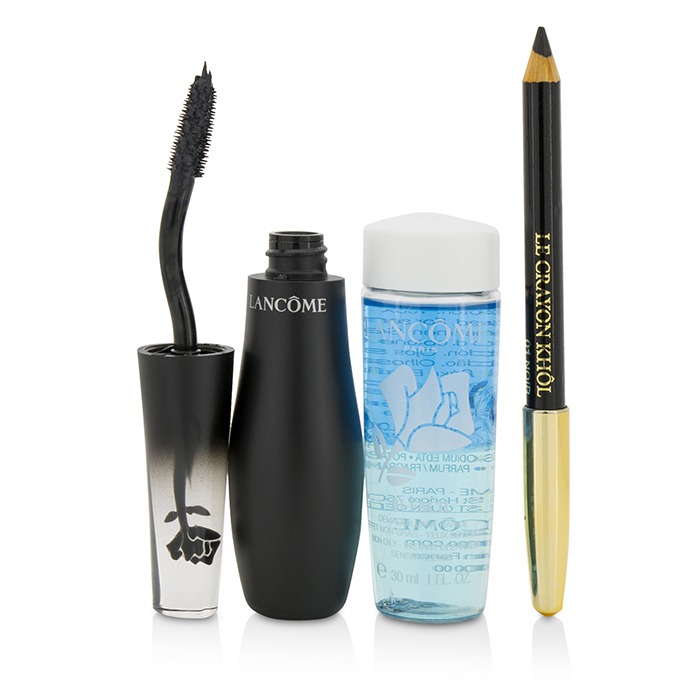 Lancome Set Grandiose Extreme Eyes: 1x Grandiose Extreme Máscara + 1x Mini Le Crayon Khol + 1x Bi Facil 3pcsProduct Thumbnail