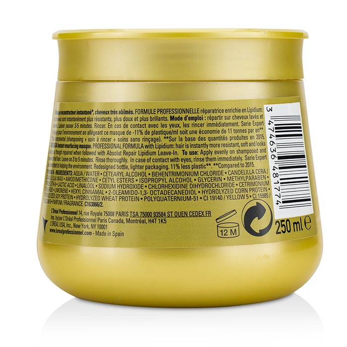 L'Oreal Professionnel Serie Expert - Absolut Repair Lipidium Instant Resurfacing Masque 250ml/8.4ozProduct Thumbnail