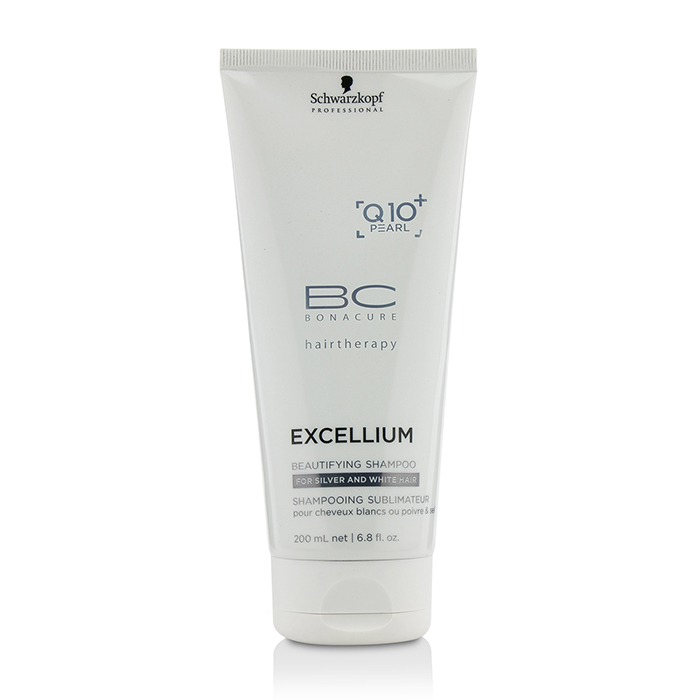 Schwarzkopf BC Excellium Q10+ Pearl Champú Embellecedor (Para Cabello Plateado y Blanco) 200ml/6.8ozProduct Thumbnail