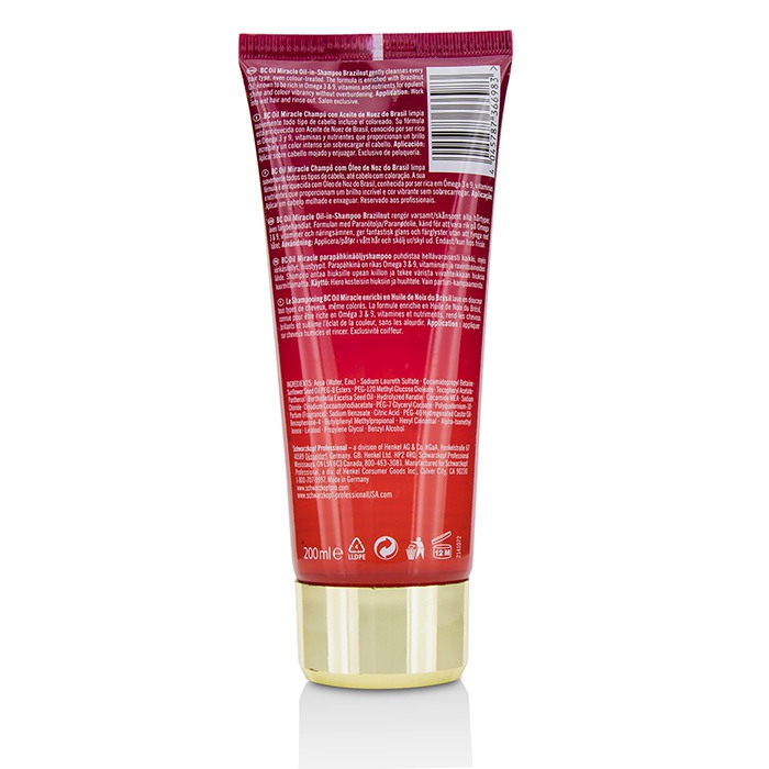 Schwarzkopf BC Oil Miracle Brazilnut Oil Oil-In-Shampoo (For All Hair Types) 200ml/6.7ozProduct Thumbnail