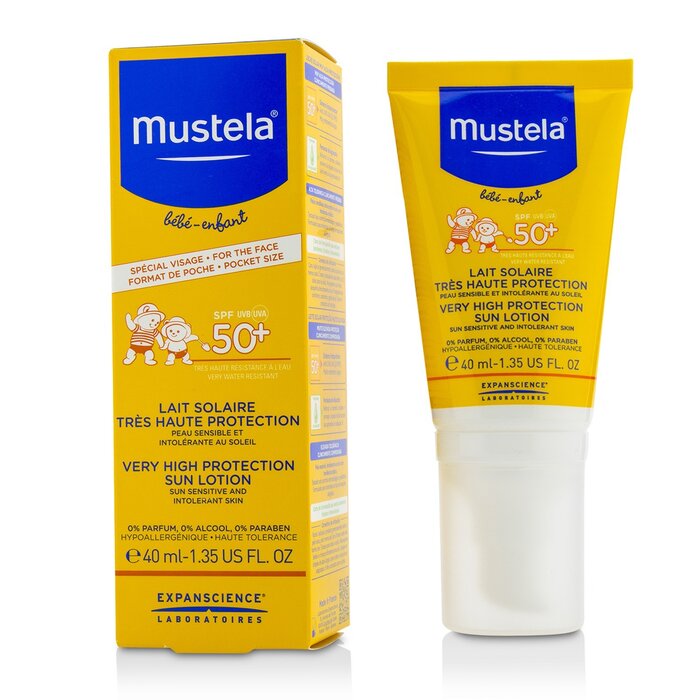 Mustela Солнцезащитный Лосьон SPF50+ - для Чувствительной к Солнцу Кожи 40ml/1.35ozProduct Thumbnail