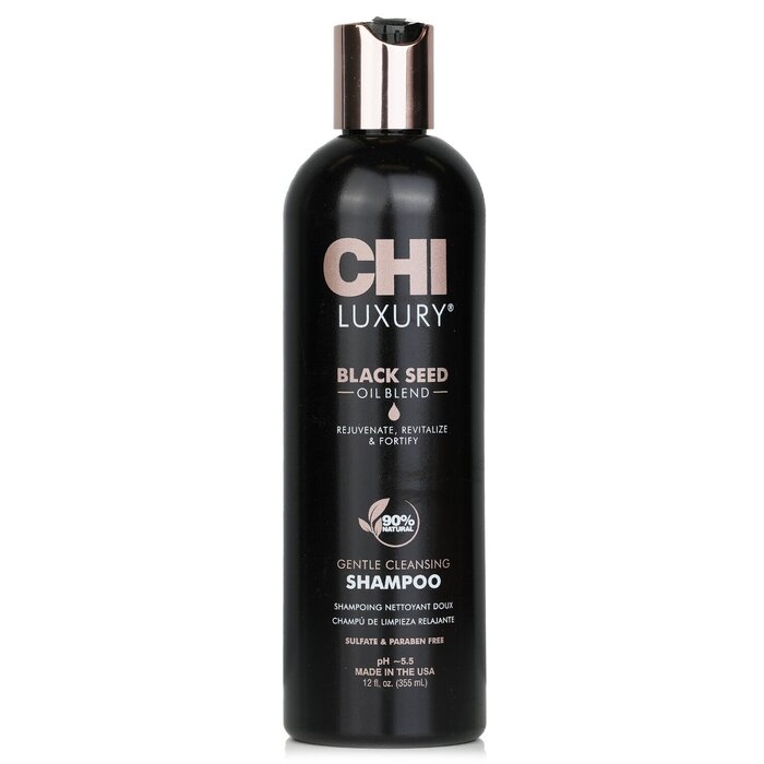 CHI - Luxury Black Seed Oil Gentle Cleansing Shampoo 355ml/12oz - All Hair  Types | Free Worldwide Shipping | Strawberrynet UK