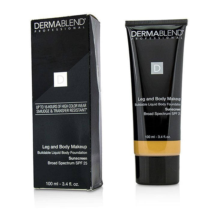 皮肤专家  Dermablend Leg and Body Make Up Buildable Liquid Body Foundation Sunscreen Broad Spectrum SPF 25 100ml/3.4ozProduct Thumbnail
